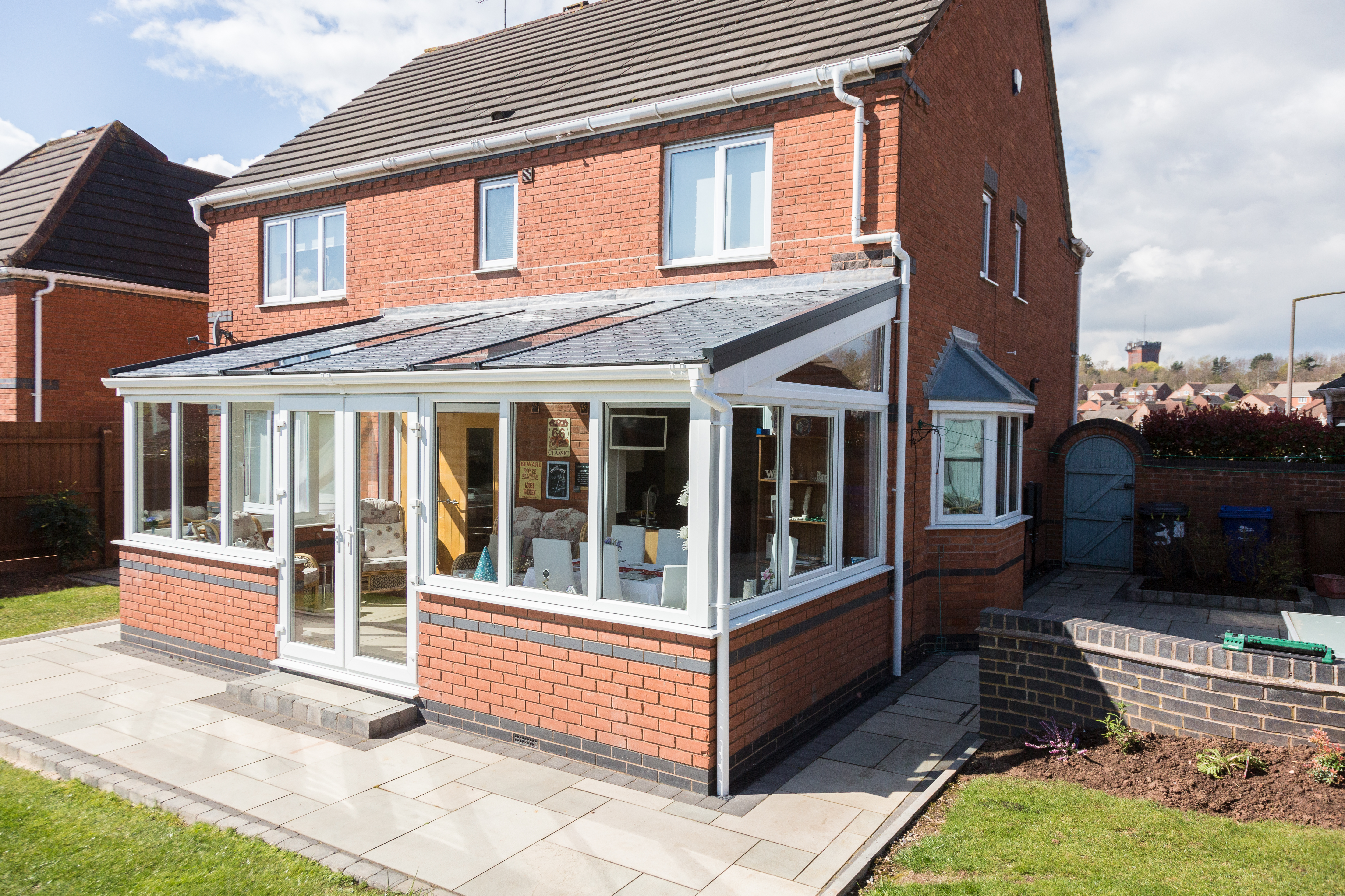 small lean to conservatory